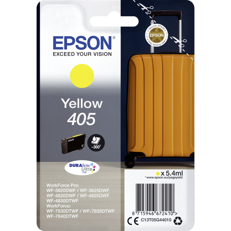Epson tusz yellow DURABrite Ultra Ink 405   T 05G4