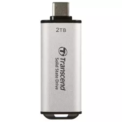 Transcend SSD ESD300S        2TB USB-C silver