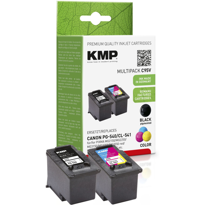 KMP C95V multipak BK/Color kompatyb. z Canon PG-540/CL-541