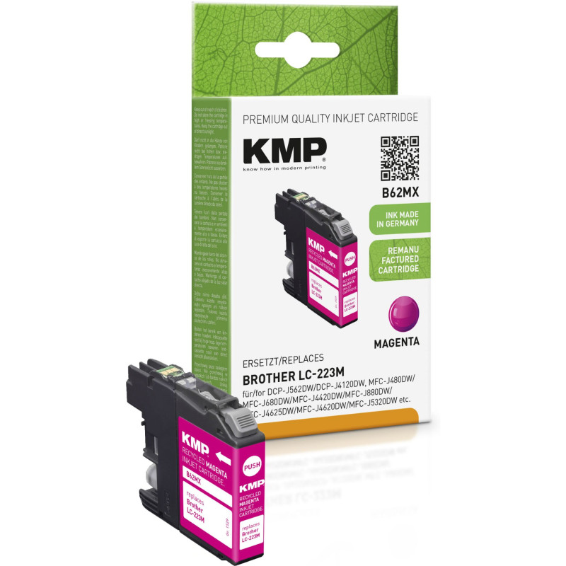 KMP B62MX tusz magenta kompatybilny z Brother LC-223 M