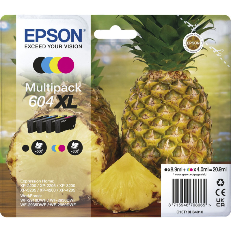 Epson multipak 4-colours 604 XL         T 10H6