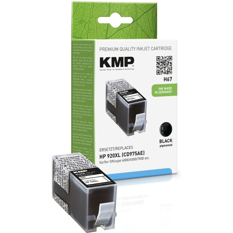 KMP H67 Tusz czarny do HP CD 975 AE Nr. 920 XL