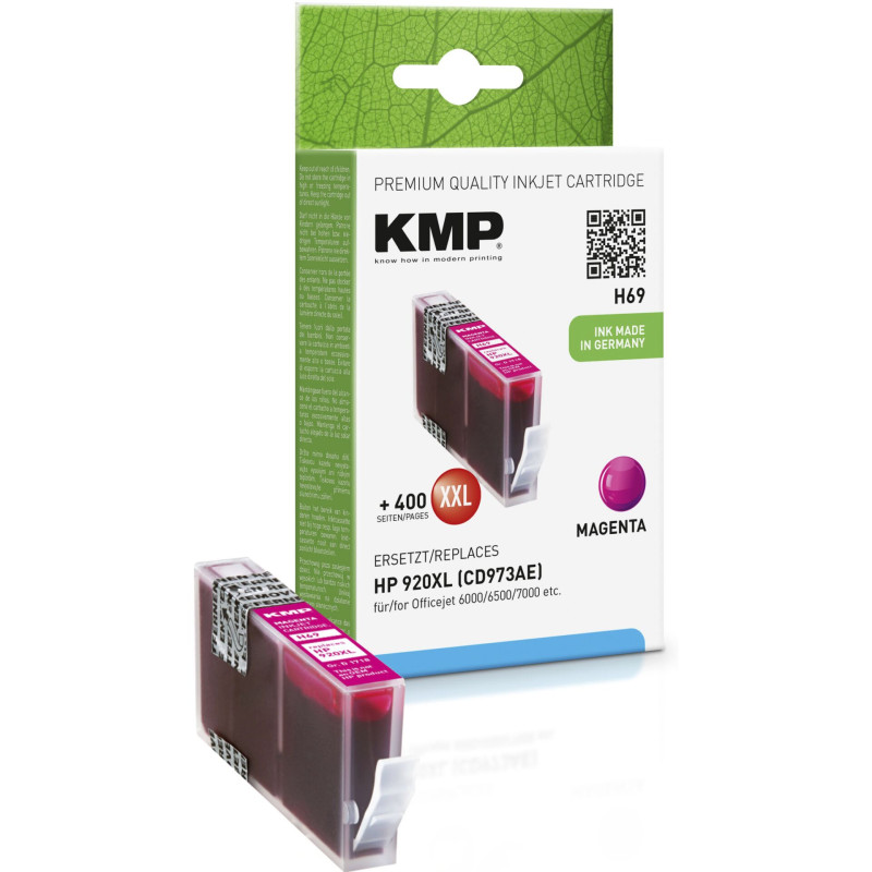 KMP H69 Tusz magenta do HP CD 973 Nr. 920 XL
