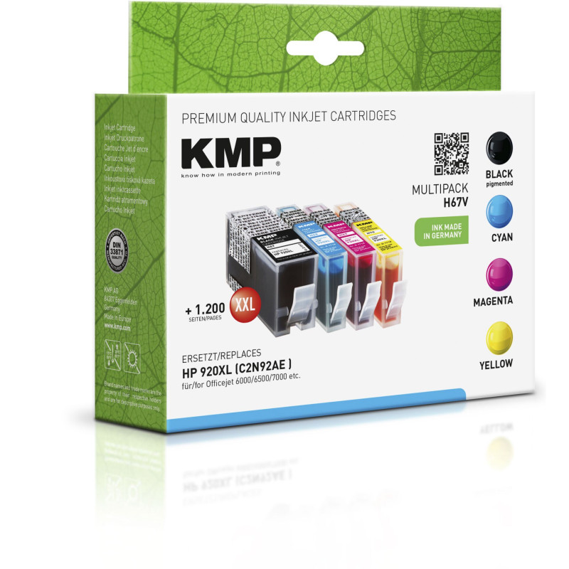 KMP H67V Multipack BK/C/M/Y do HP Nr. 920 XL