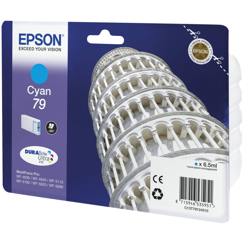 Epson DURABrite Ultra Ink 79 Tusz cyan T 7912
