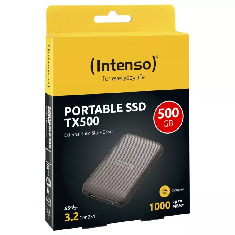 Intenso externe SSD TX500  500GB USB 3.2 Gen 2x1 brown