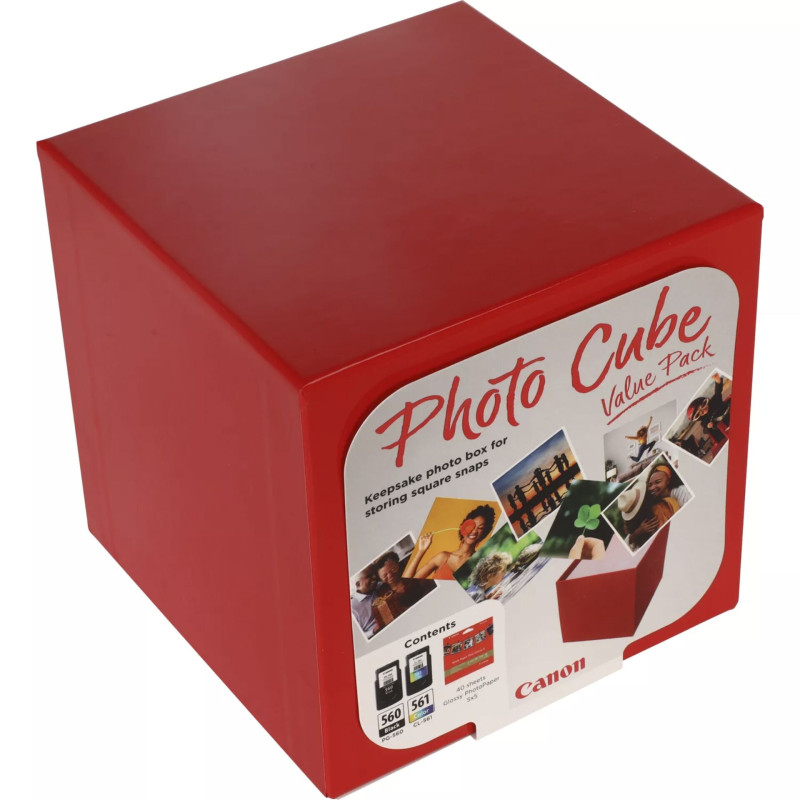 Canon PG-560 / CL-561 Photo Cube Value Pack PP-201 13x13cm 40 sh.