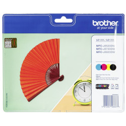 Brother LC-129 / LC-125 XL Value Pack BK/C/M/Y