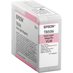 Epson ink cartridge vivid light magenta T 850 80 ml      T 8506N