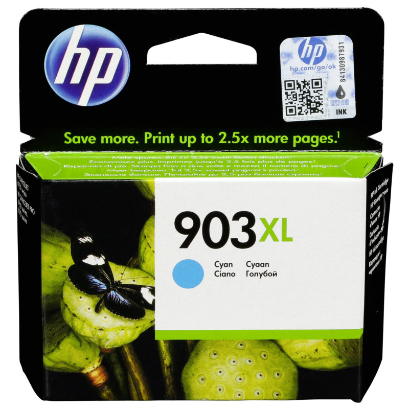 HP T6M03AE Tusz cyan No. 903 XL