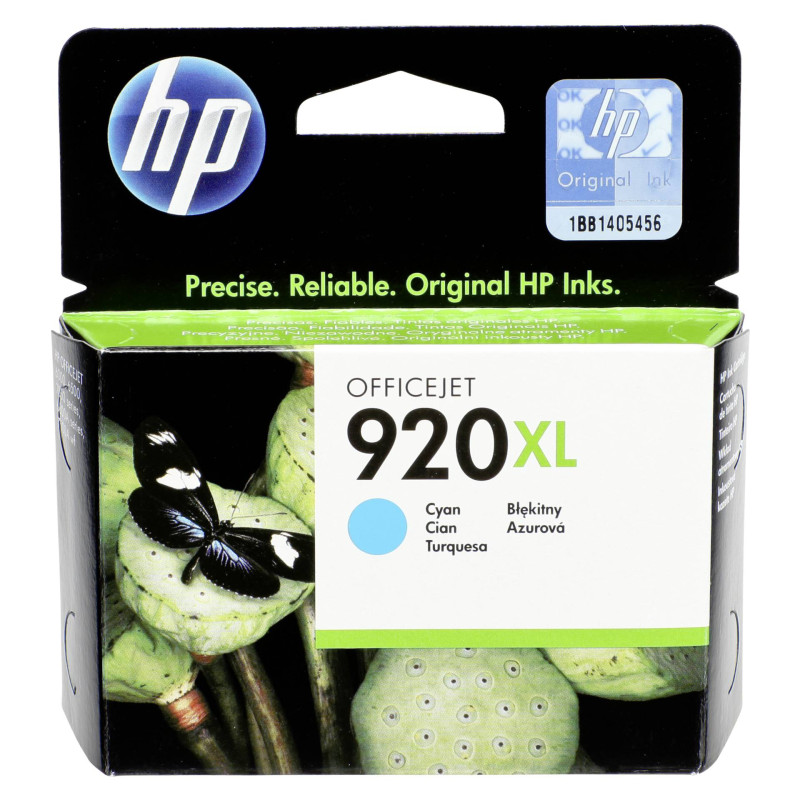 HP CD 972 AE tusz cyan No. 920 XL
