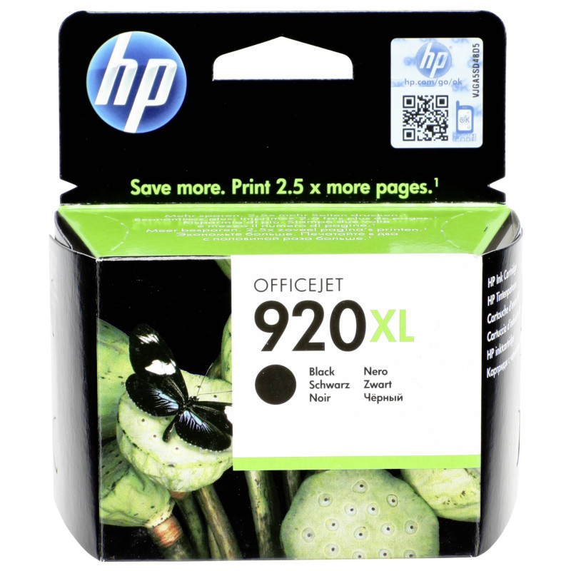HP CD 975 AE tusz czarny No. 920 XL