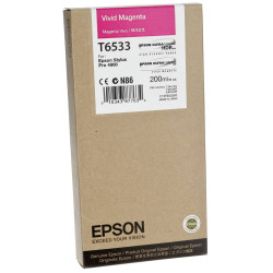 Epson Tusz vivid magenta T 653 200 ml      T 6533