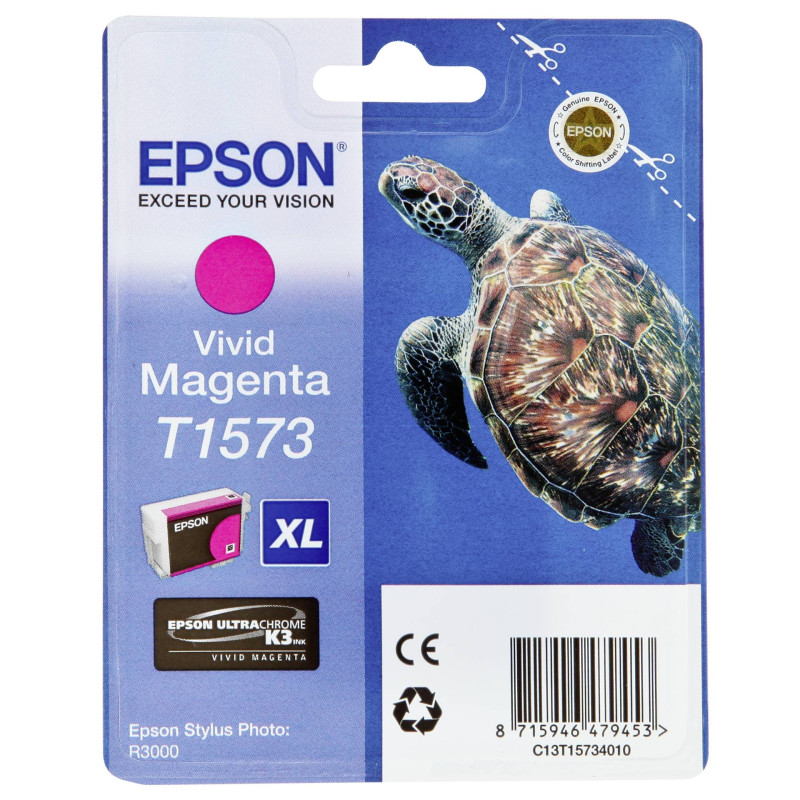 Epson Tusz vivid magenta T 157  T 1573