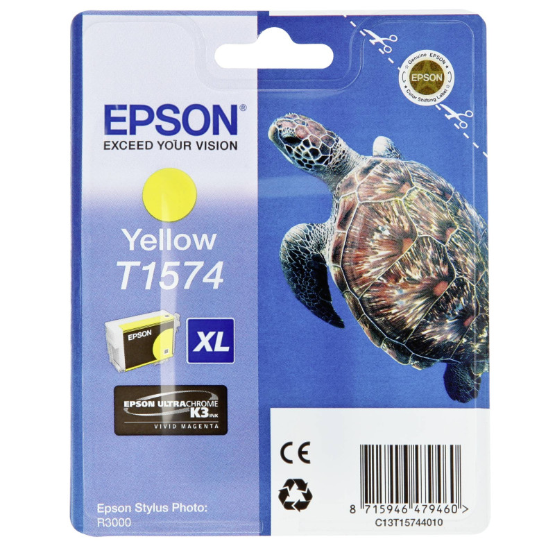 Epson Tusz zolty T 157  T 1574
