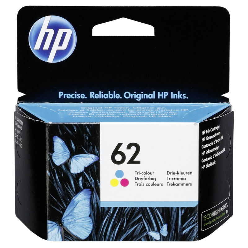HP C2P06AE tusz 3 kolory No. 62