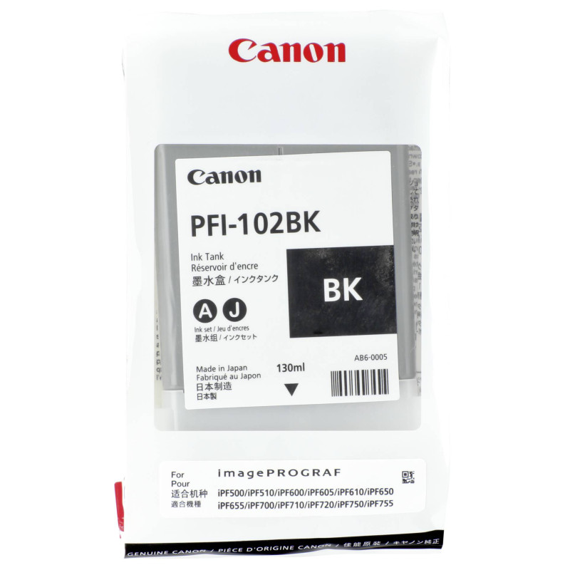Canon PFI-102 BK tusz  czarny