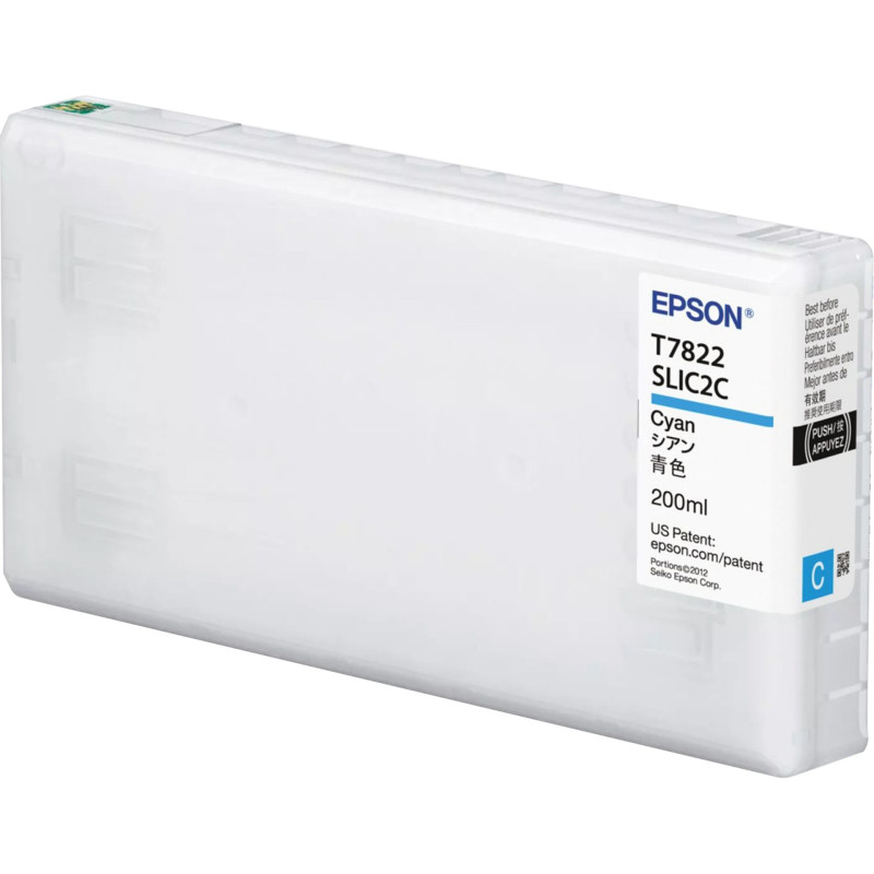 Epson Tintenpatrone cyan T 782 200 ml             T 7822N