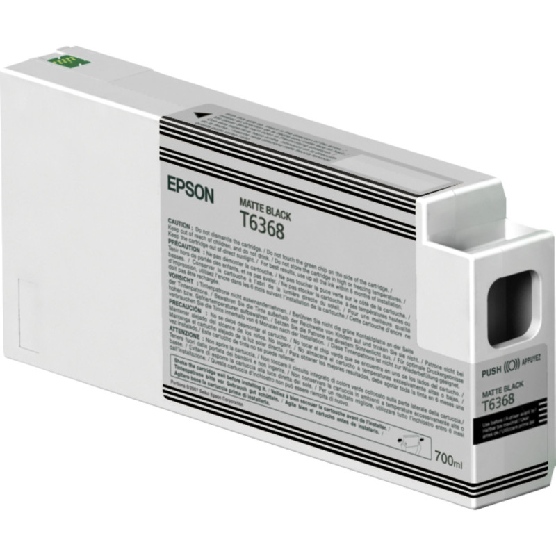 Epson Tintenpatrone matte black T 636 700 ml            T 63680N
