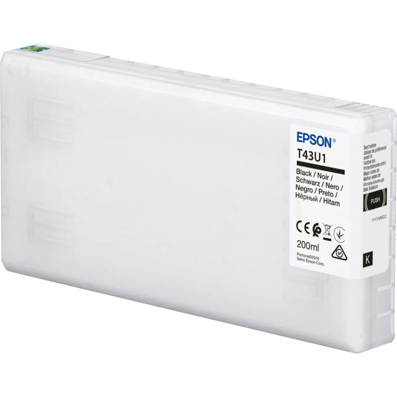 Epson Tintenpatrone schwarz T 43U 200 ml            T 43U14N