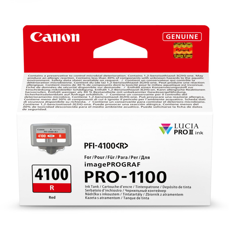 Canon PFI-4100 R red