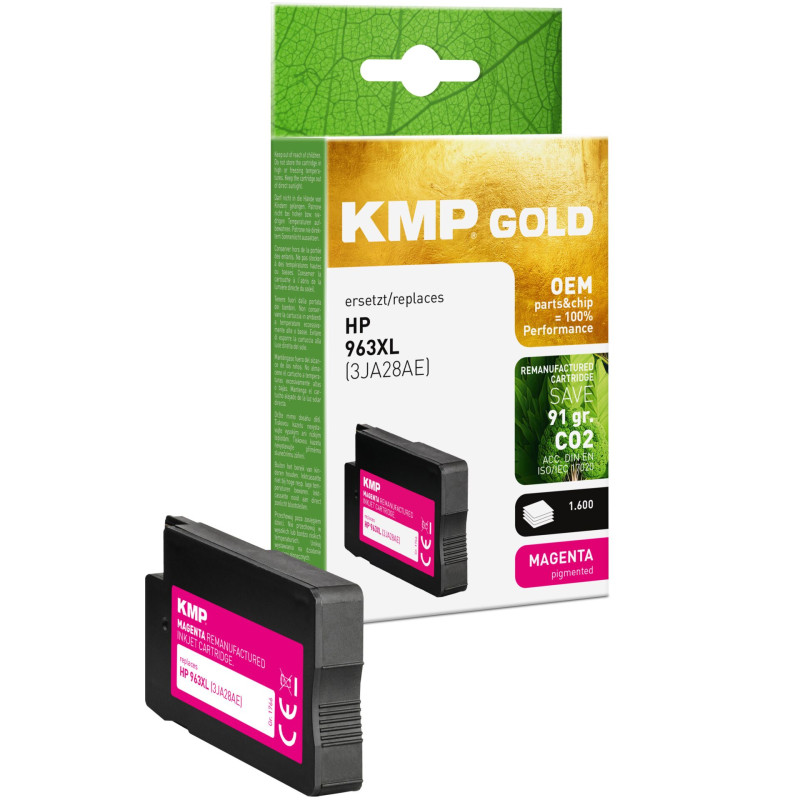 KMP tusz magenta kompatybilny z HP 3JA28AE 963 XL