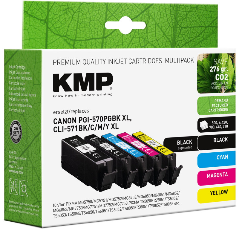 KMP multipak 0318C004 Canon PGI-570/CLI-571 XL