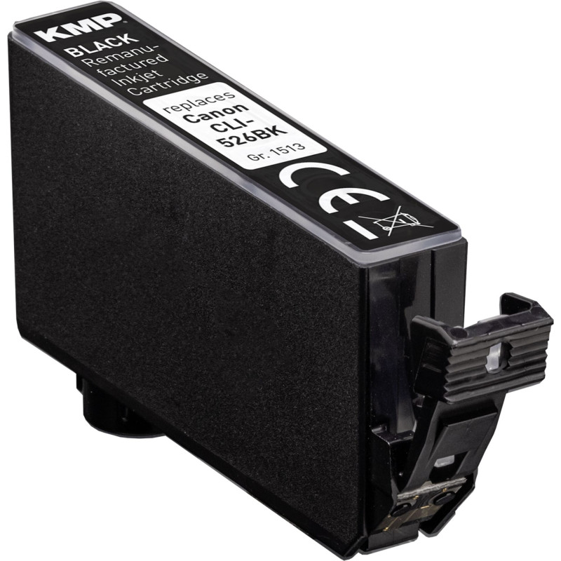 KMP ink black replaces Canon CLI-526 BK 4540B001
