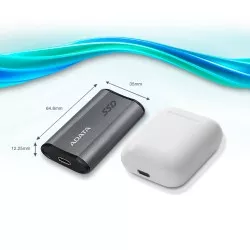 ADATA Externe SSD SE880      2TB ELITE Gray R/W 2000/2000