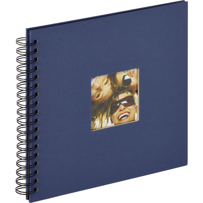 Walther Fun niebieski 26x25 alb. spiraln. 40 czarnych str. SA108L