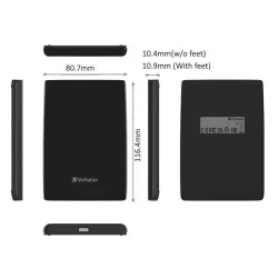 Verbatim Store n Go Slim   512GB Portable SSD USB 3.2 Gen 1 32181