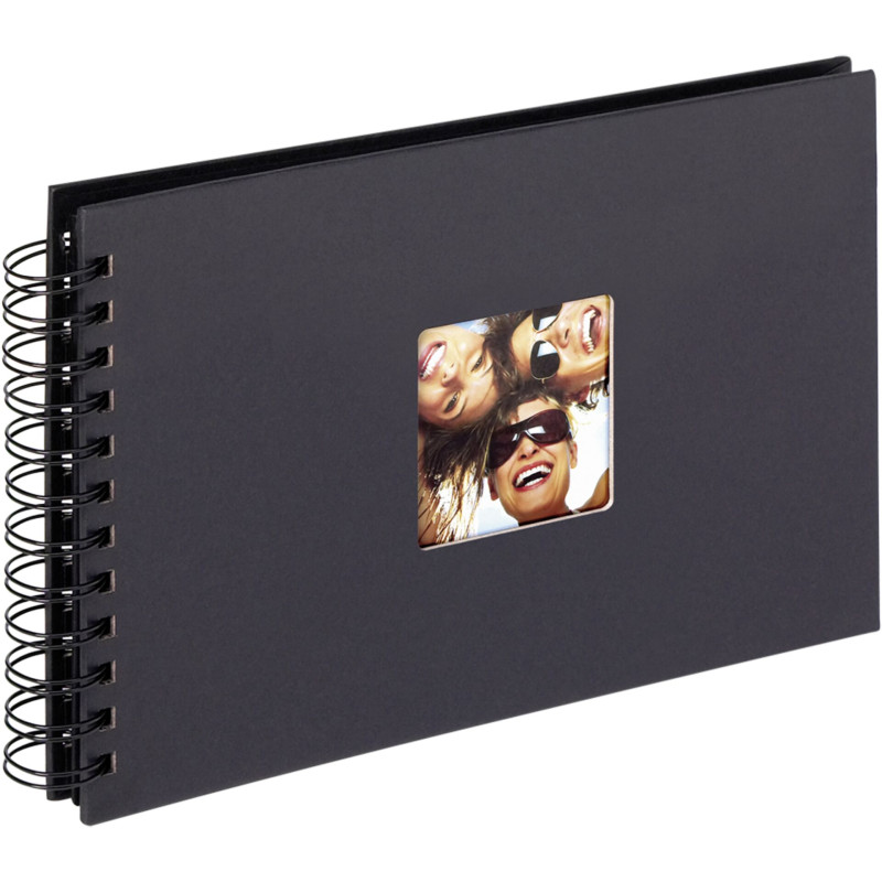 Walther Fun czarny   23x17 album spiralny 40 czarnych str. SA109B