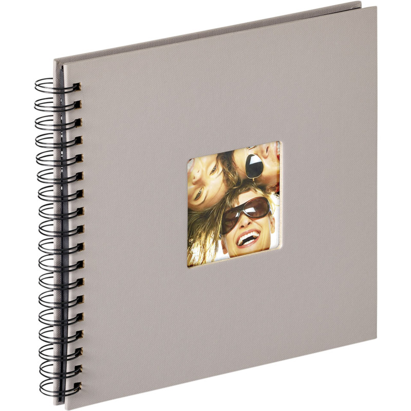 Walther Fun szary Spiral 26x25 40 czarnych stron SA108X