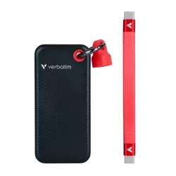 Verbatim Pocket SSD USB 3.2  2TB Black/Red                  32196