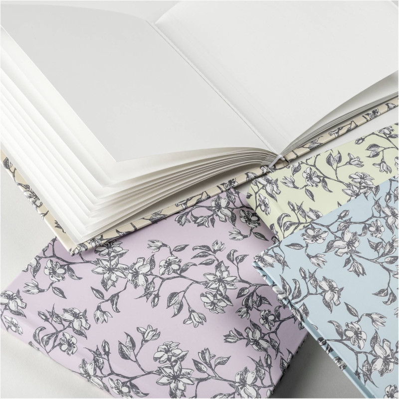 Walther Bloomy rozne kol.  18x18 30 bialych s. album ksiaz. FA228