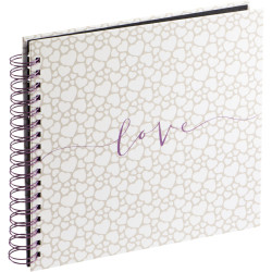 Hama Romance album spiral. 28x24 40 czarnych stron wesele    3831