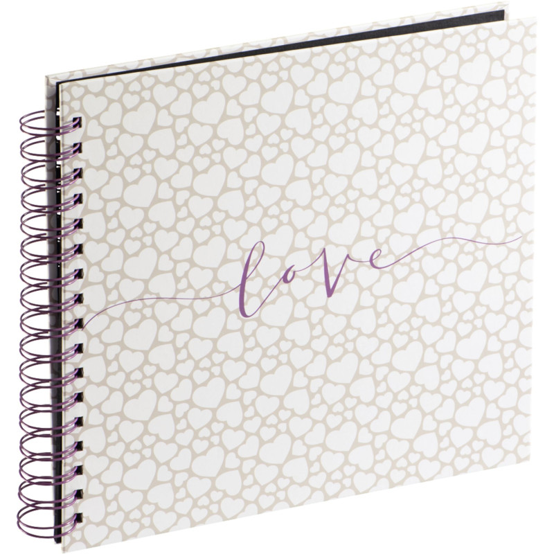 Hama Romance album spiral. 28x24 40 czarnych stron wesele    3831