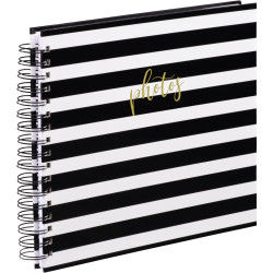 Hama Blocks album spiral. czarny /bialy 28x24 50 bialych s.  3818