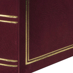 Hama Super-Jumbo London    34x35 80 bialych stron, bordowy   7157