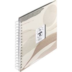 Hama Watercolor brown 7604 28x24 50 white Pages Spiral-Album