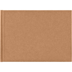Hama Wrinkled Bookbound 24x17 36 white pages brown 7614