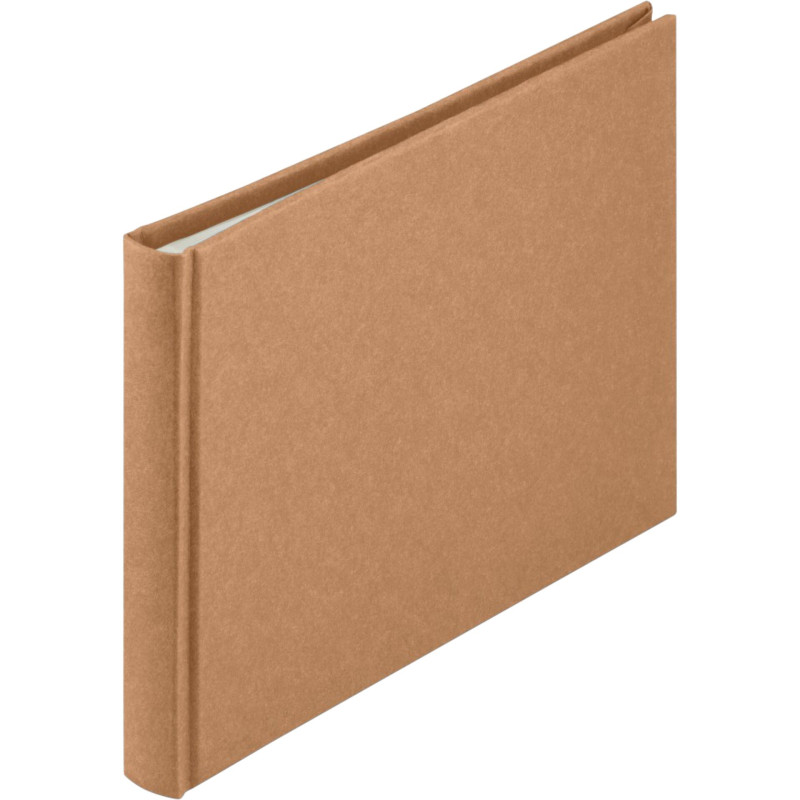 Hama Wrinkled Bookbound 24x17 36 white pages brown 7614