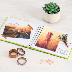 Hama  Fine Art  Spiral bordeaux 18,5x15 30 weiße Seiten     7154