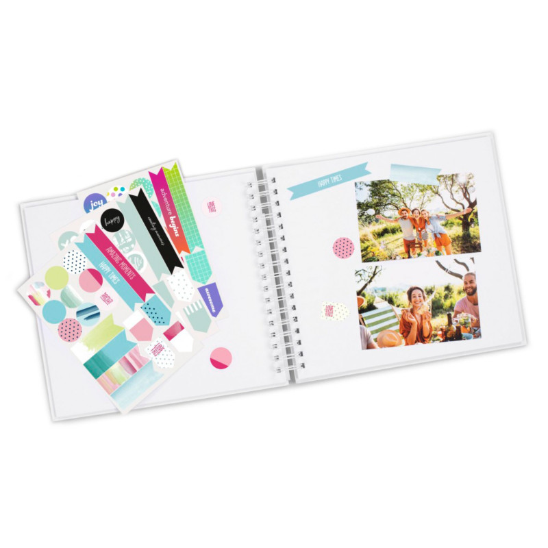 Hama Kreativ-Set Spiralalbum zum selbst gest. 28x24 50 Seit. 7293