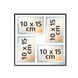 Hama Tree Jumbo-Album      30x30 80 weiße Seiten, rot        7131