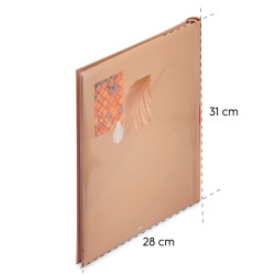 Hama  Singo II  20 Seiten  28x31 selbstklebend Terracotta    7638