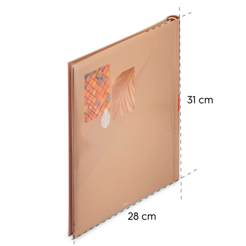 Hama  Singo II  20 Seiten  28x31 selbstklebend Terracotta    7638