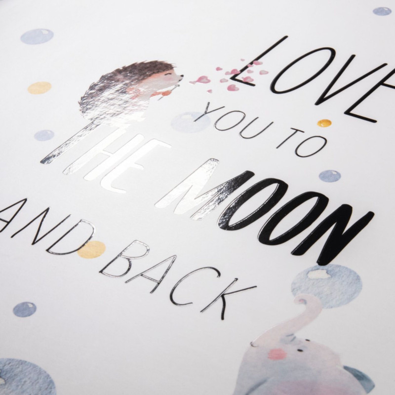 Album dziecięcy Hama To The Moon Bookbound 25x25 50 białych stron 3862