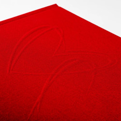 Walther My Heart rot       20x20 40 weiße S. Leineneinband FA243R