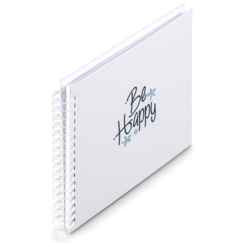 Hama Good Things Spiral    28x24 50 weiße Seiten Happy       7717